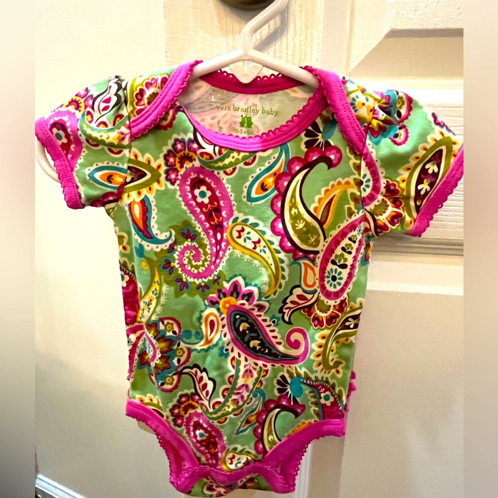 Vera Bradley Baby onesie, 0-3 months
